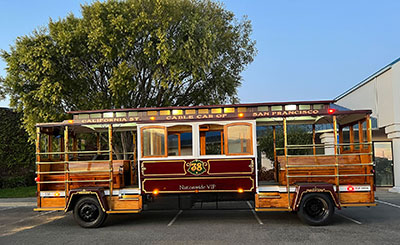 32 Passenger Heritage Design Original San Francisco Motorized Cable Car